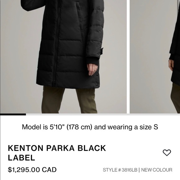 ✨✨SOLD!!✨✨Canada Goose KENTON PARKA BLACK LABEL - Picture 3 of 9